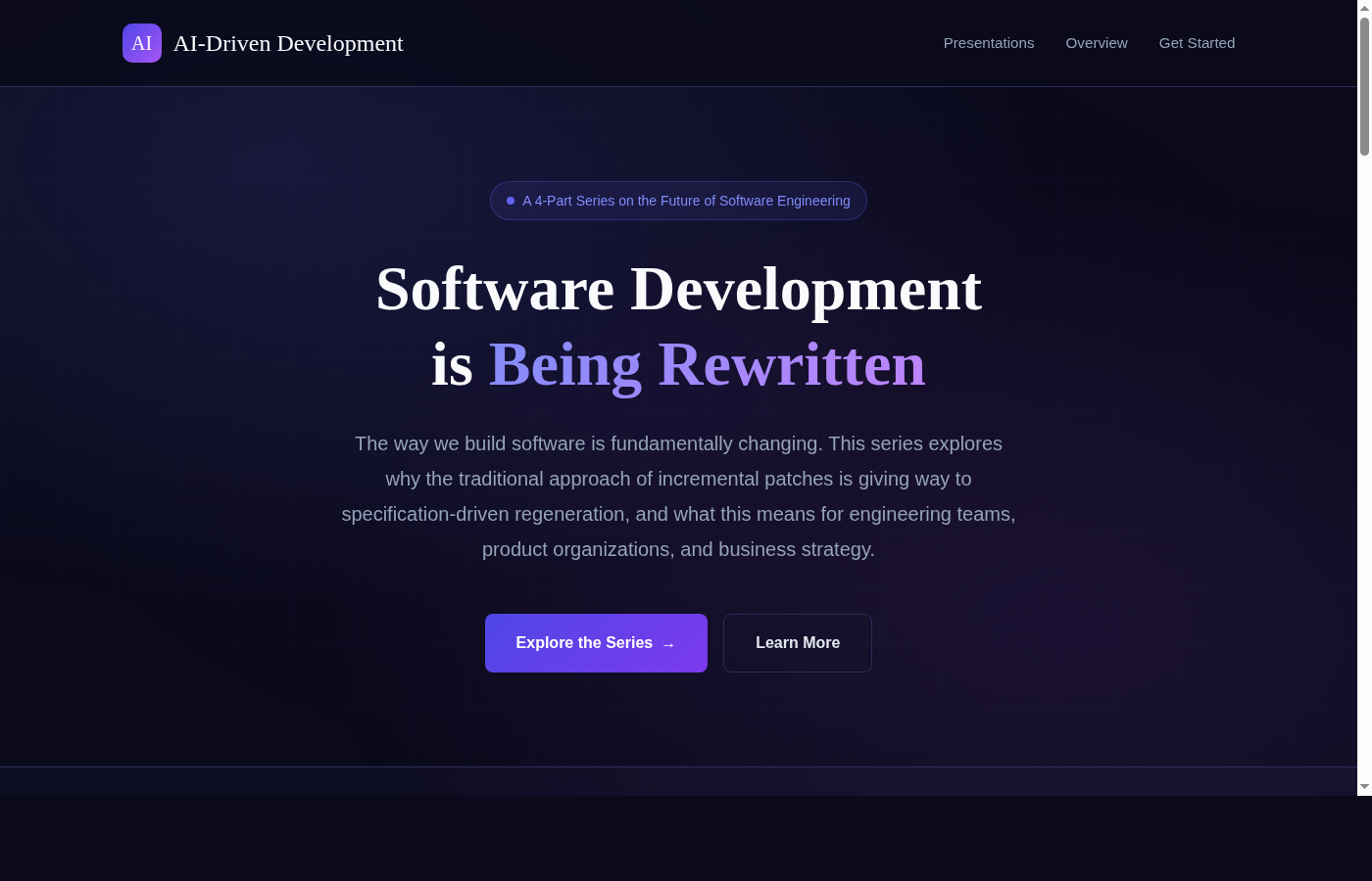 Presentations hub with Jan Is Awful card